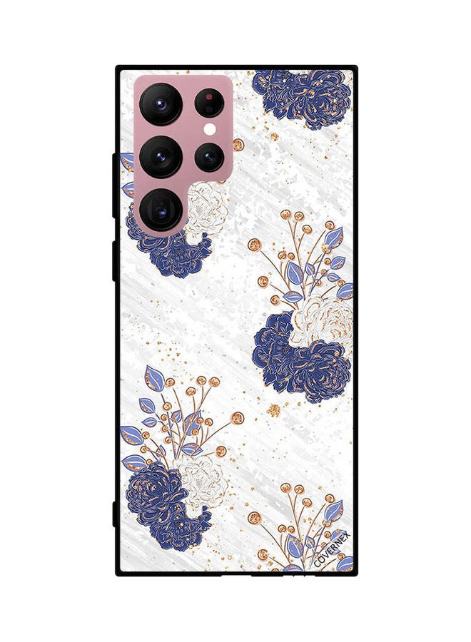 Covernex Protective Case Cover For Samsung Galaxy S22 Ultra 5G Floral Pattern - Image 1