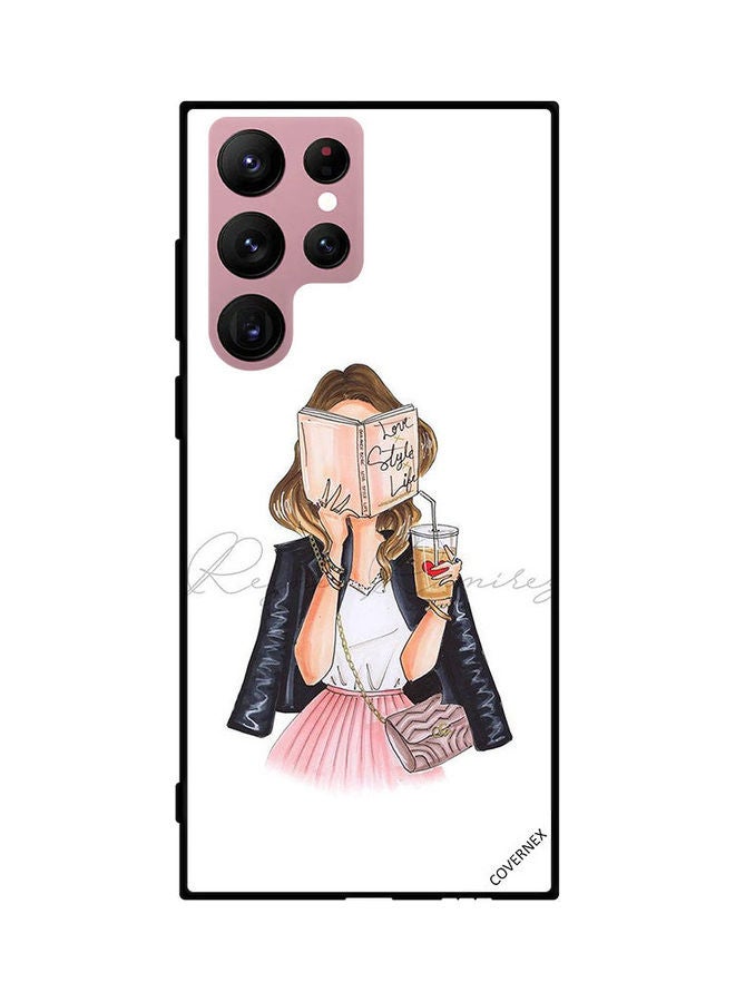 Covernex Protective Case Cover For Samsung Galaxy S22 Ultra 5G Reading Love Style Life - Image 1