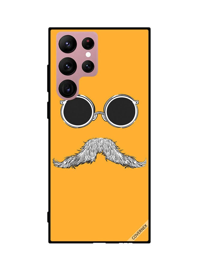 Covernex Protective Case Cover For Samsung Galaxy S22 Ultra 5G Baba Mustaches - Image 1