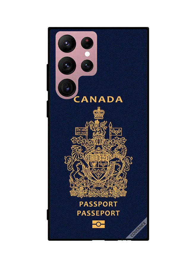 Covernex Protective Case Cover For Samsung Galaxy S22 Ultra 5G Blue/Yellow - Image 1