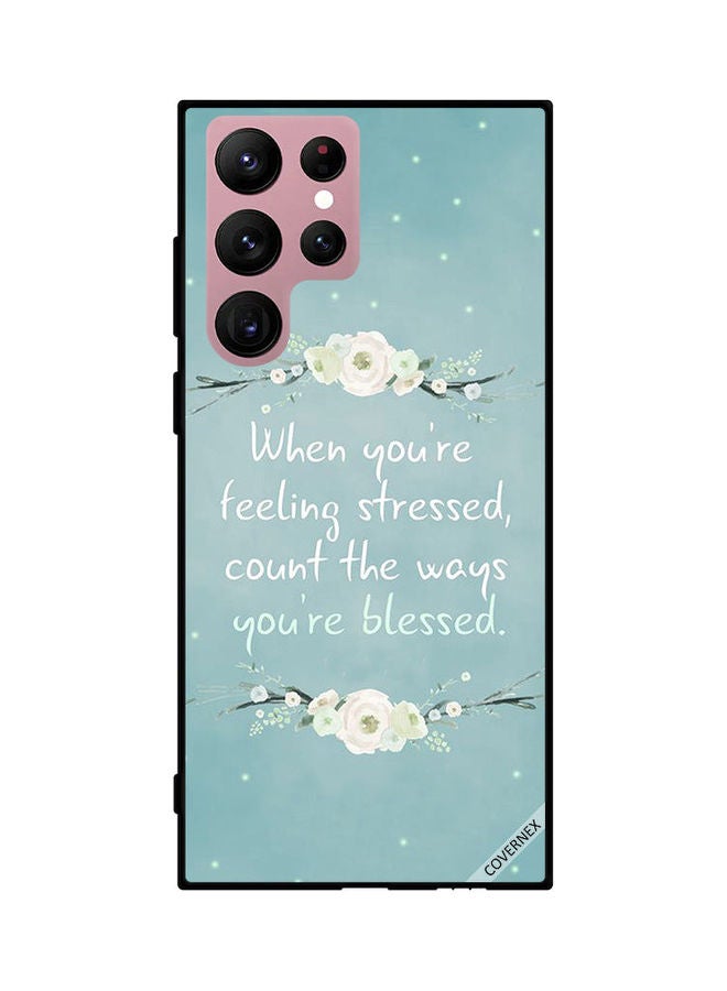 Covernex Protective Case Cover For Samsung Galaxy S22 Ultra 5G You Are Blessed - Image 1