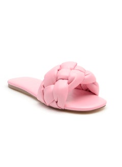 NINE WEST Ladies Sandals Flat Round Pink  - Image 1