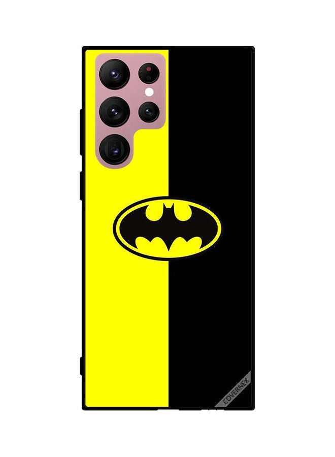 Covernex Protective Case Cover For Samsung Galaxy S22 Ultra 5G Black/Yellow - Image 1