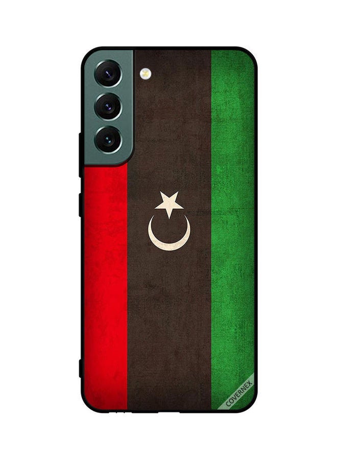 Covernex Samsung Galaxy S22 Plus 5G Protective Case Cover Printed Featuring Libya Flag Vintage DESIGN_0792 - Image 1