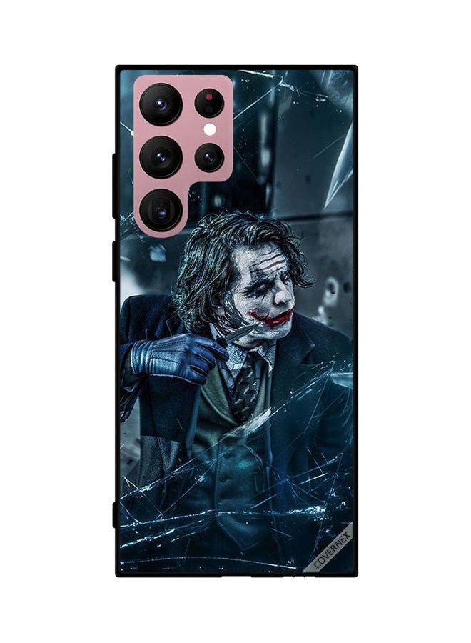 Covernex Protective Case Cover For Samsung Galaxy S22 Ultra 5G He Is So Serious Behind Cracked Glass  - Image 1