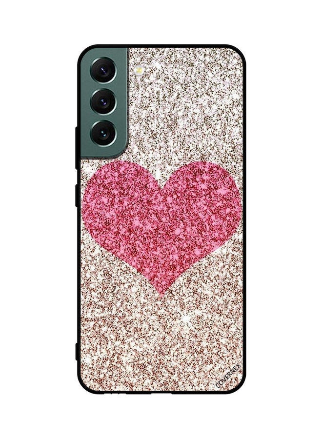 Covernex Protective Case Cover For Samsung Galaxy S22 Plus 5G Glitter Heart In Mid - Image 1