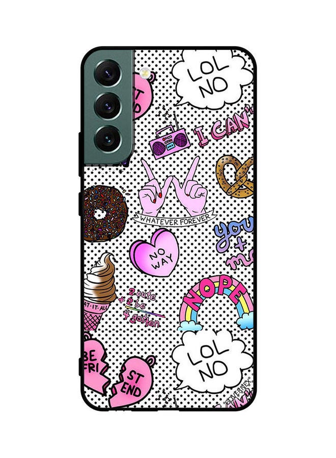 كوفرنيكس Samsung Galaxy S22 Plus 5G Protective Case Cover Printed Featuring Girly Tags DESIGN_0146 - Image 1