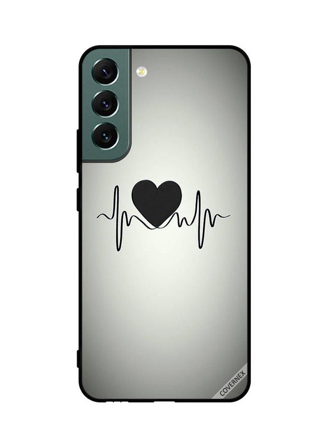 Covernex Samsung Galaxy S22 Plus 5G Protective Case Cover Printed Featuring Heart Waves DESIGN_0498 - Image 1