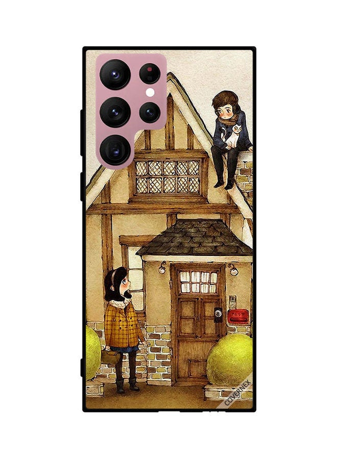 Covernex Protective Case Cover For Samsung Galaxy S22 Ultra 5G Chatting Outside House - Image 1