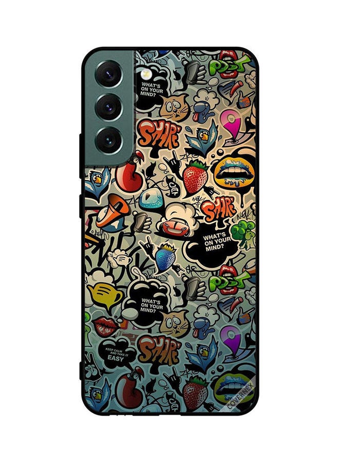 Covernex Samsung Galaxy S22 Plus 5G Protective Case Cover Printed Featuring Whats On Your Mind DESIGN_0856 - Image 1