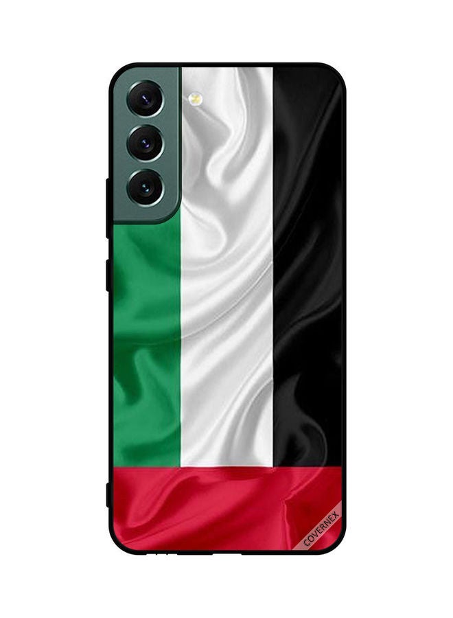 Covernex Samsung Galaxy S22 Plus 5G Protective Case Cover Printed Featuring Uae Flag Cloth DESIGN_0832 - Image 1