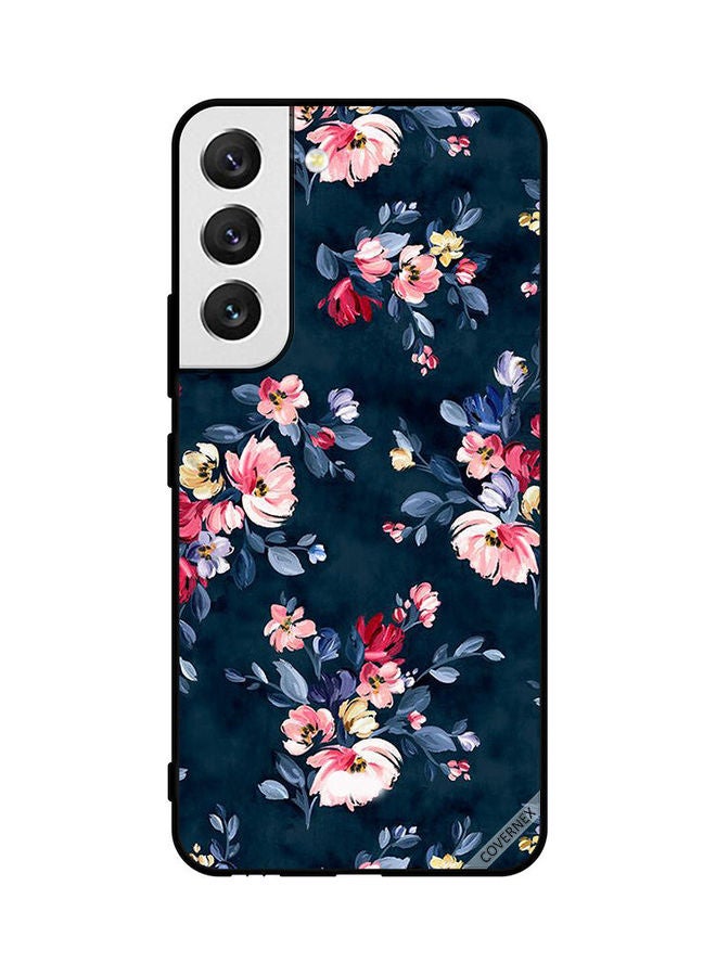 Covernex Samsung Galaxy S22 5G Protective Case Cover Printed Featuring Hand Painted Flowers DESIGN_0007 - Image 1