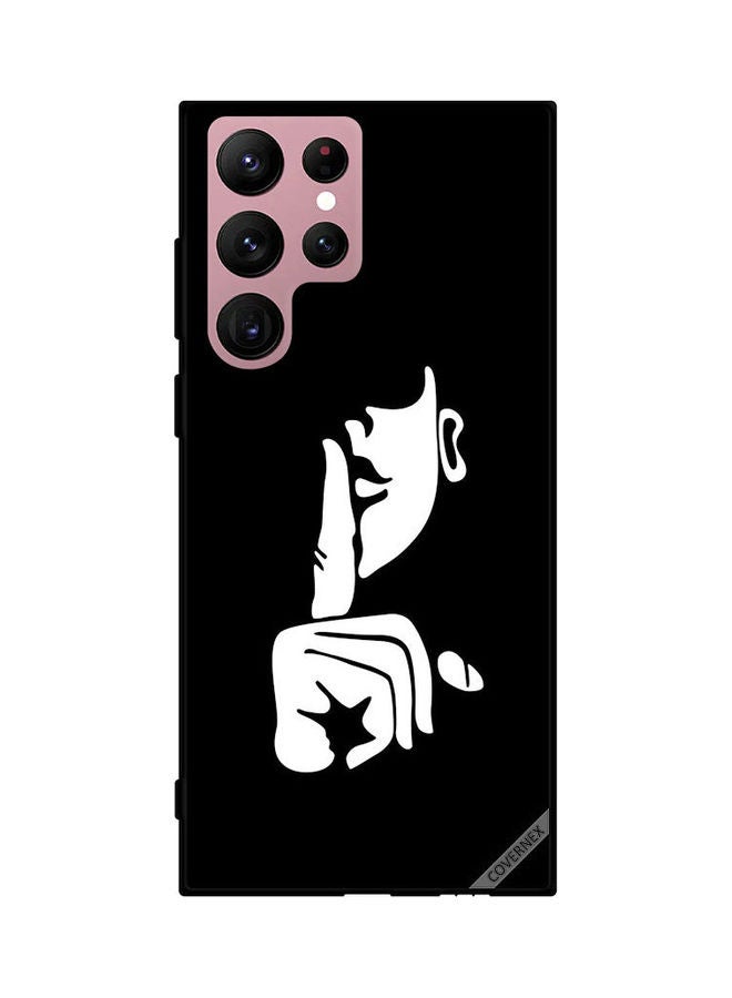 Covernex - Protective Case Cover For Samsung Galaxy S22 Ultra 5G Black/White - Image 1