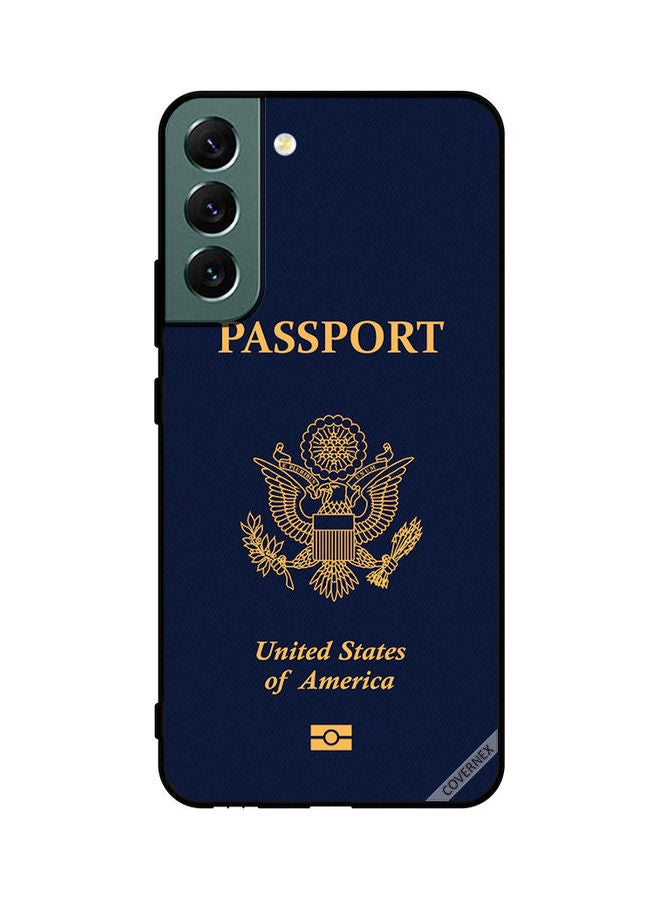 Covernex Samsung Galaxy S22 Plus 5G Protective Case Cover Printed Featuring Usa Passport DESIGN_0839 - Image 1