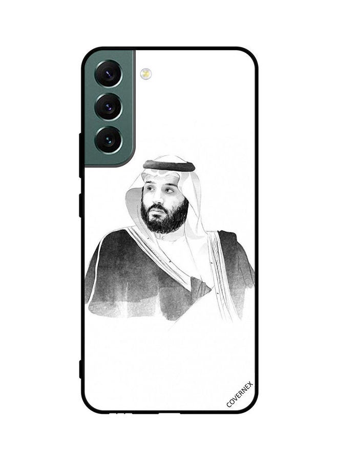 Covernex Samsung Galaxy S22 Plus 5G Protective Case Cover Printed Featuring Mohammad Bin Salman Vintage B&w DESIGN_0801 - Image 1