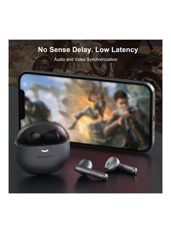 Lenovo LP1 Pro TWS Bluetooth Stereo Bass Wireless Earbuds Type-C Fast Charge Headphones with Mic Pink - Image 4