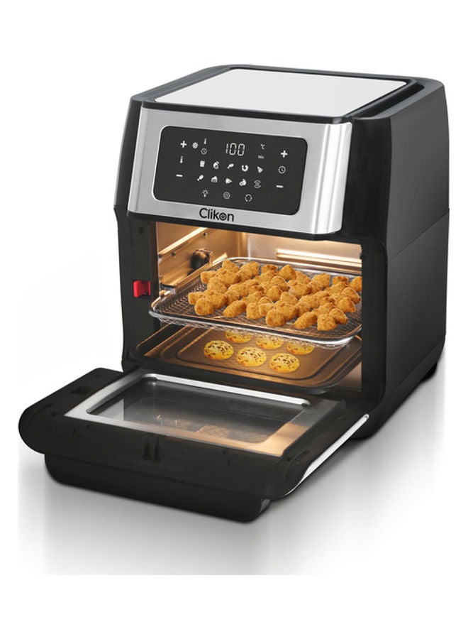 كليكون مقلاة هوائية مزودة بفرن CK350 فضي - Image 1