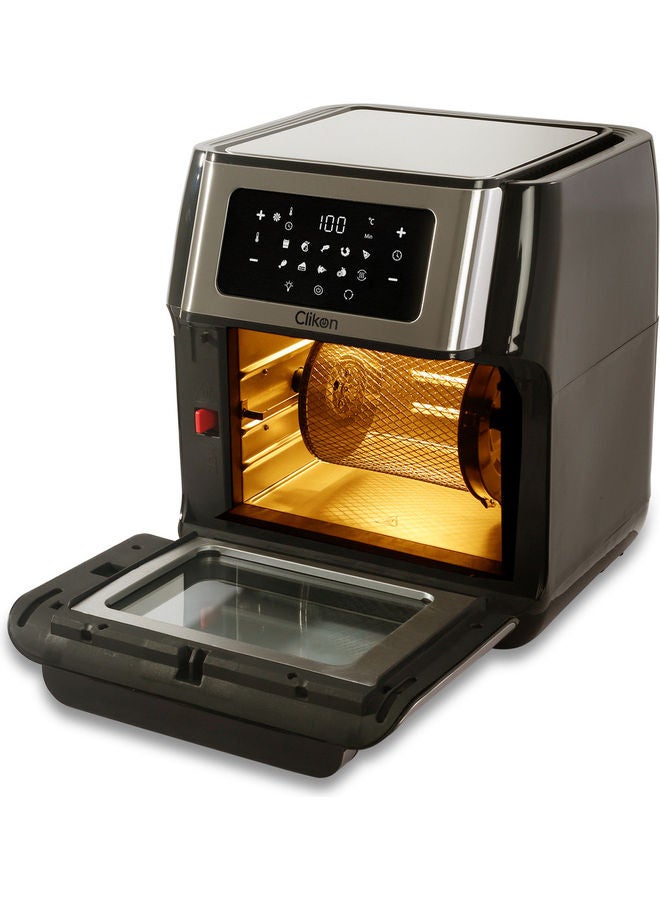 كليكون مقلاة هوائية مزودة بفرن CK350 فضي - Image 2