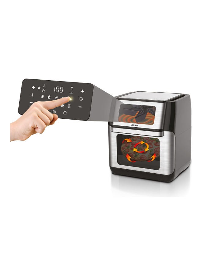 كليكون مقلاة هوائية مزودة بفرن CK350 فضي - Image 4