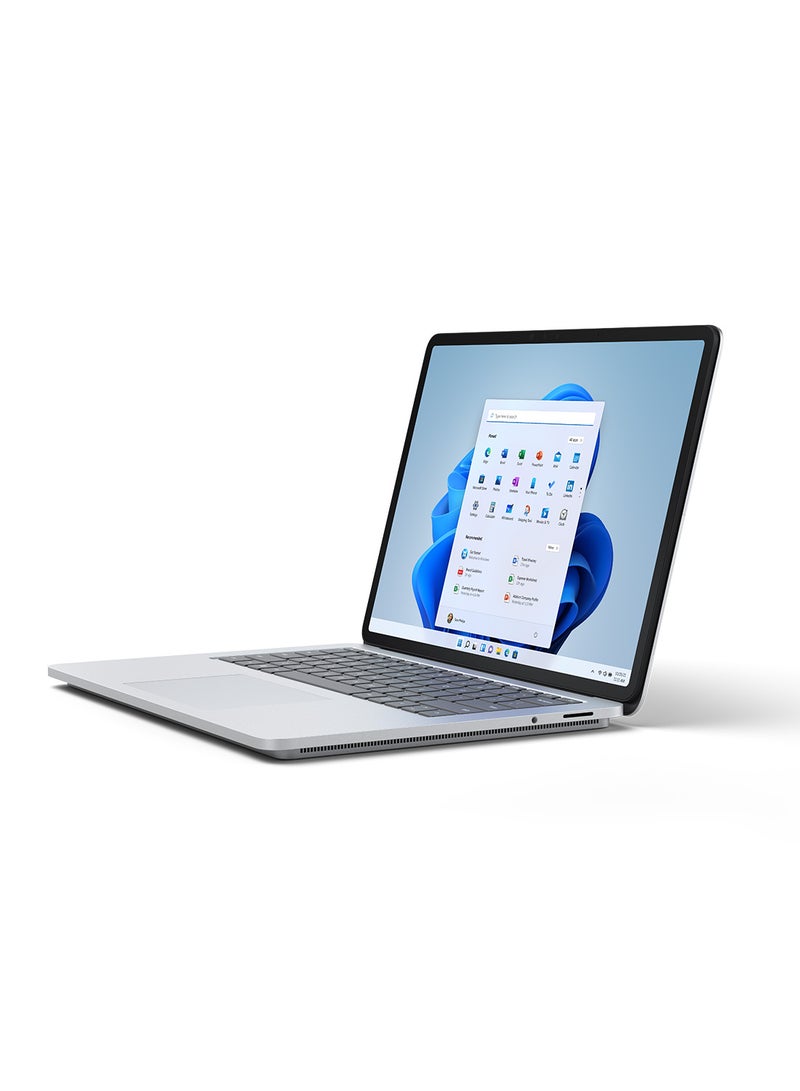 Microsoft - Surface Laptop Studio With 14.4-Inch Display, Core i7-11370H Processor / 16GB RAM / 512GB SSD / 4GB NVIDIA GeForce RTX 3050 Ti Graphics / Windows 11 Home /International Version English/Arabic Platinum - Image 1