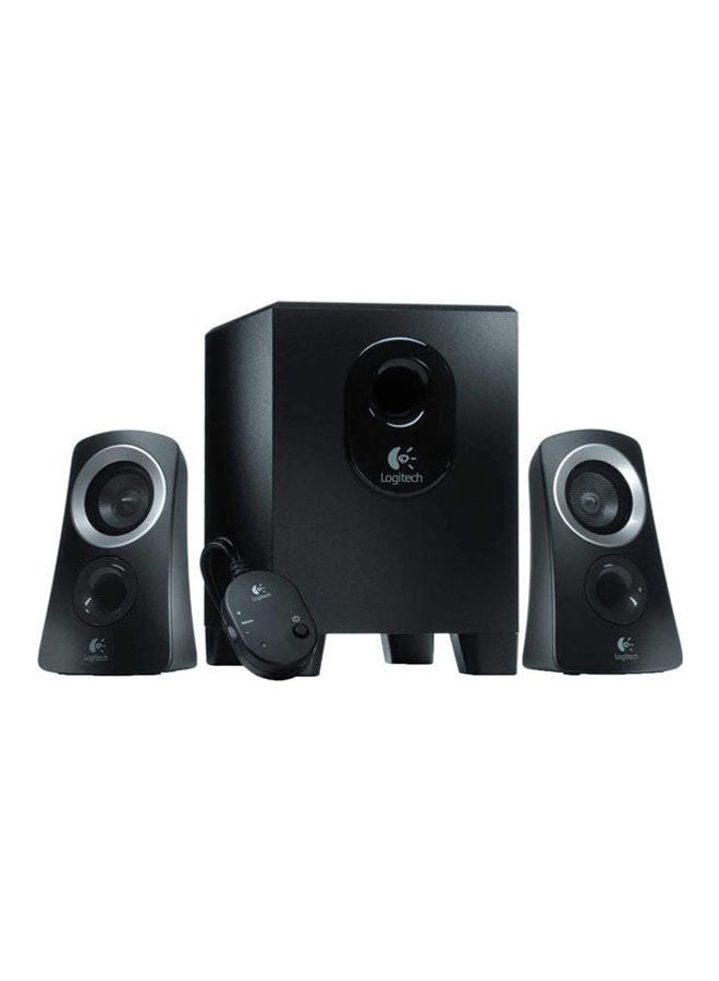 Logitech - Z313 Multimedia Speaker System For Pc And Mac 7N6N86RD Black - Image 1