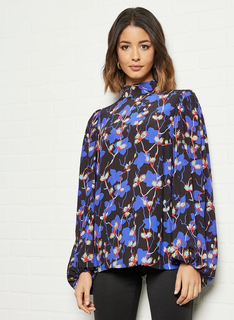 Ted Baker Ooma Tie-Neck Open Back Top