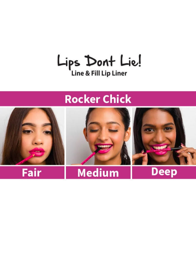 Nykaa Lips Don't Lie! Lip Liner Rocker Chick - 05 - Image 2