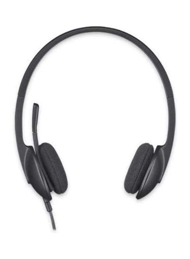 Logitech H340 Stereo Usb Headset Black  - Image 1
