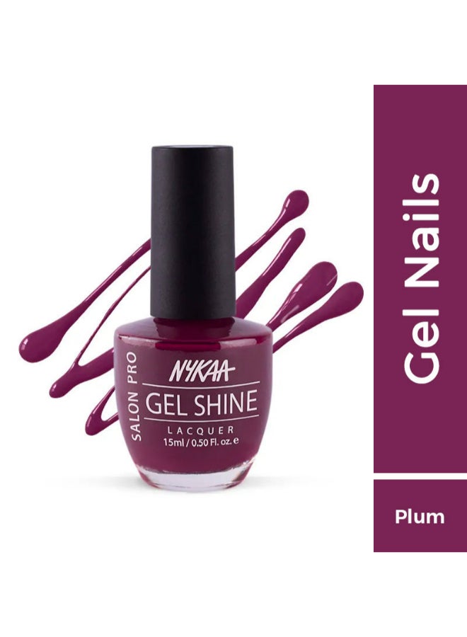 Nykaa Salon Shine Gel Nail Lacquer Berlin Nightlife 212 - Image 1