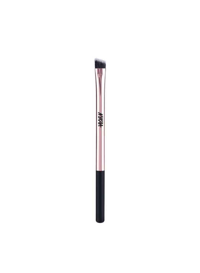 Nykaa BlendPro Angular Eyeshadow Makeup Brush Black/Rose Gold Black/Rose Gold - Image 1