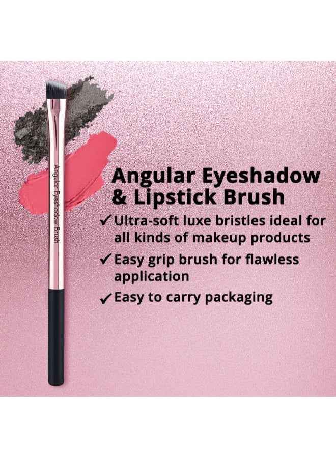 Nykaa BlendPro Angular Eyeshadow Makeup Brush Black/Rose Gold Black/Rose Gold - Image 3