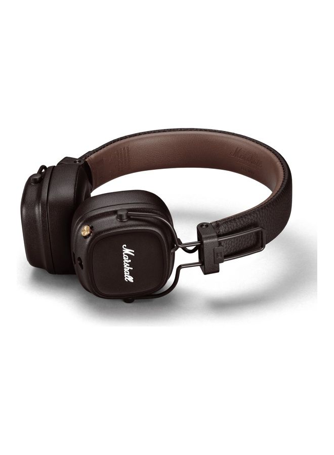 Major IV Foldable Bluetooth Wired/Wireless 80+ Hours of Playtime Headphones Brown - v1644996861/N52612537A_2