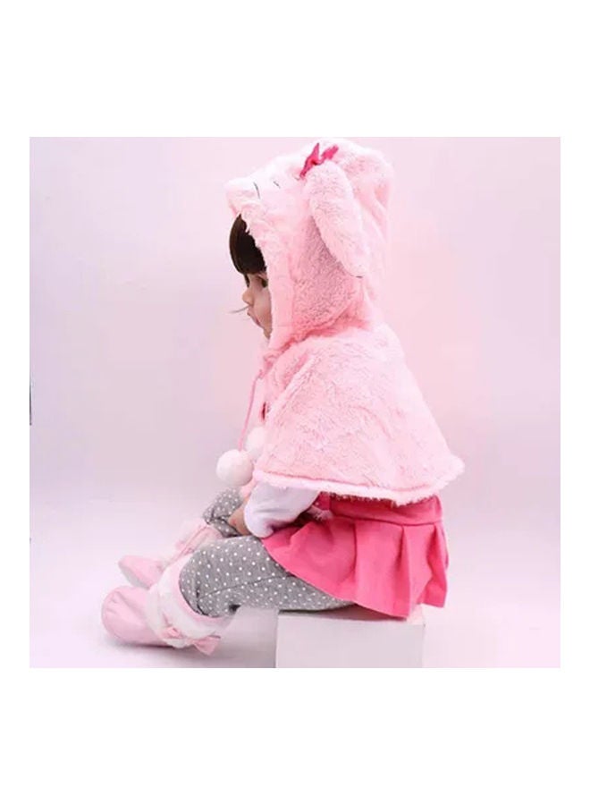 Arabest Reborn Baby Doll With Plush Toy 48cm - Image 3