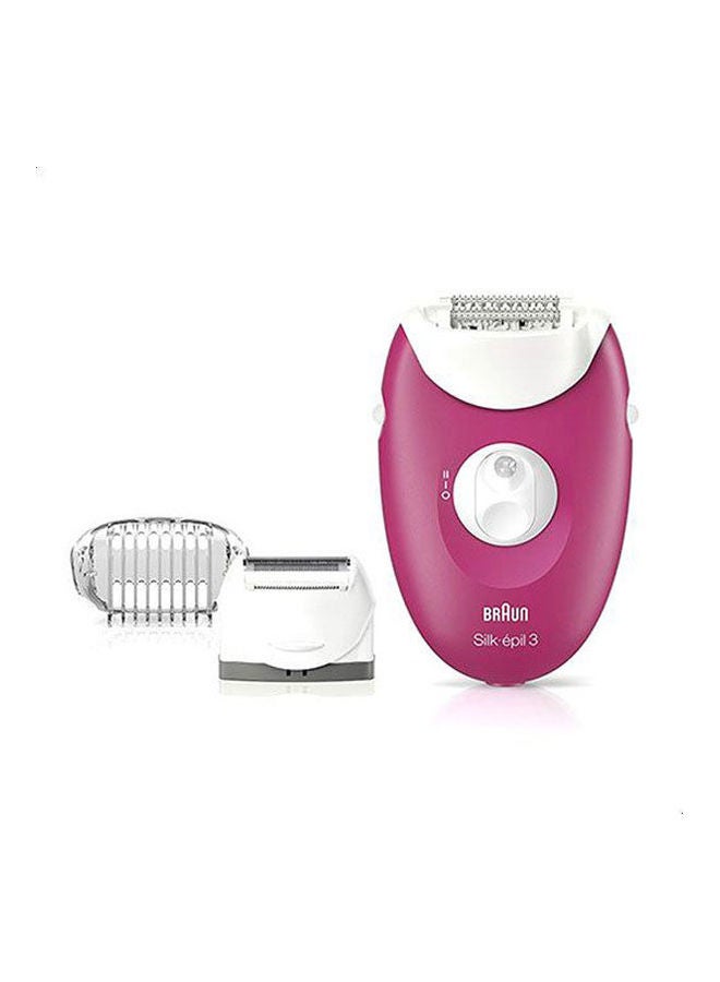 BRAUN Silk-Epil 3 3-410 Epilator Pink 