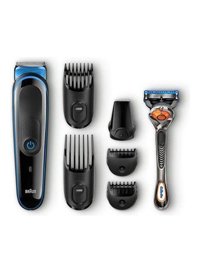 BRAUN Grooming Kit - Gillette Fusion Proglide Razor Blue-Black - Image 1