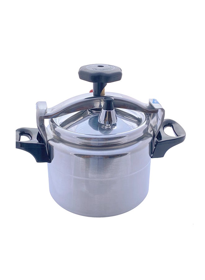 Generic - Stainless Steel Durable & Elagant Look, Dishwasher Safe Large Handles, For Secure Handling Gas Compatible Pressure Cooker With Clipon Lid Silver Silver 7Liters - Image 1
