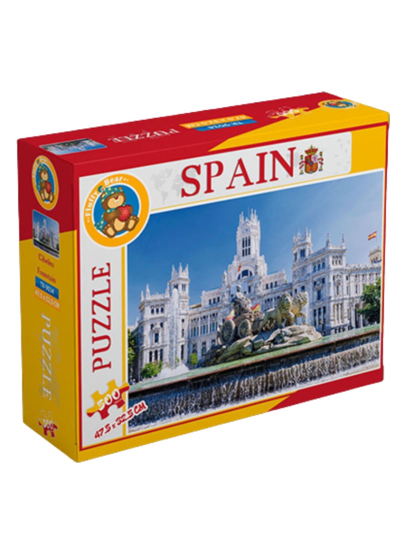500 Piece Cibeles Fountain Puzzle 47.5x32.5cm