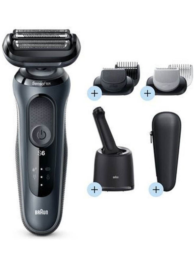 BRAUN - Series 6 60-N7650 Wet & Dry Shaver With Smartcare Center Black - Image 1