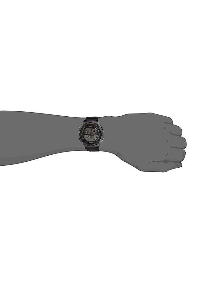 CASIO - Men's Youth Water Resistant Digital Watch AE-1000W-1AVDF  Black - Image 1