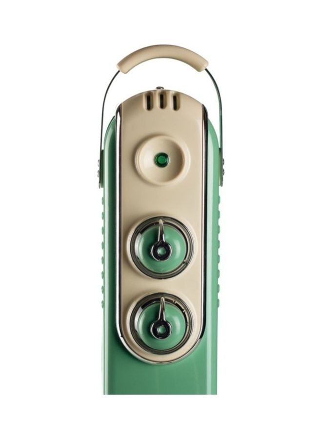 Ariete 11 Fins Vintage Oil Radiator Room Heater 2500.0 W 839/04 Green  - Image 2