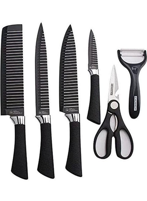 Zepter Dinner Knives 6 Pieces Black 910grams