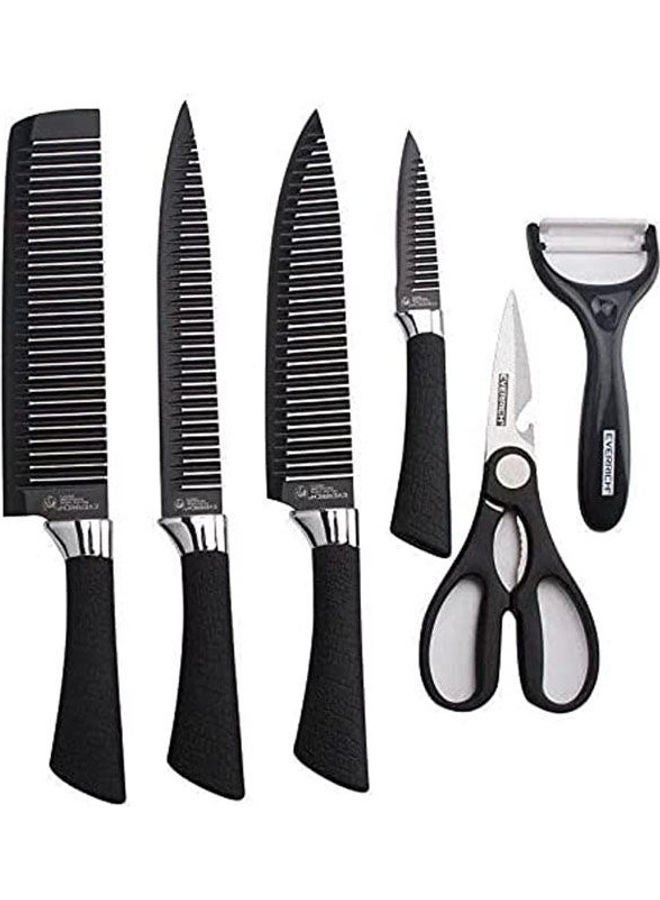 Generic - Zepter Dinner Knives 6 Pieces Black 910grams - Image 1