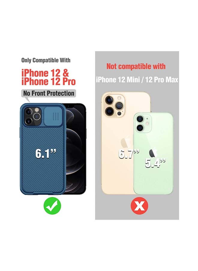 Nillkin Camshield Pro Case For Apple iPhone 12/12 Pro Blue - Image 2