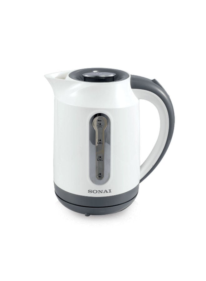 Sonai - SONAI Plastic Electric Water Kettle, 1.7 Liter, 2200 Watt, White - MAR-3000 1.7 L 2200 W MAR-3000 Multicolour - Image 1
