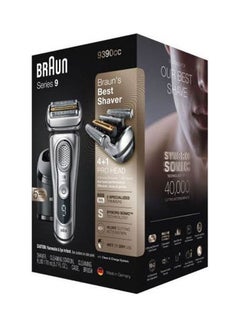 BRAUN Series 9 9390Cc Wet & Dry Electric Shaver With Clean & Charge ...