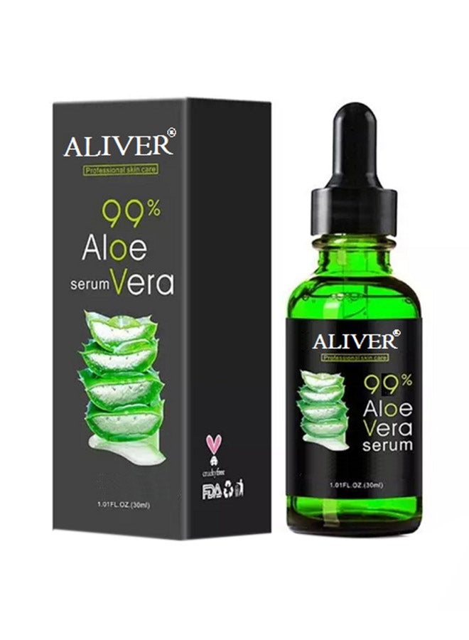 ALIVER 99% Aloe vera serum Clear 30ml - Image 1