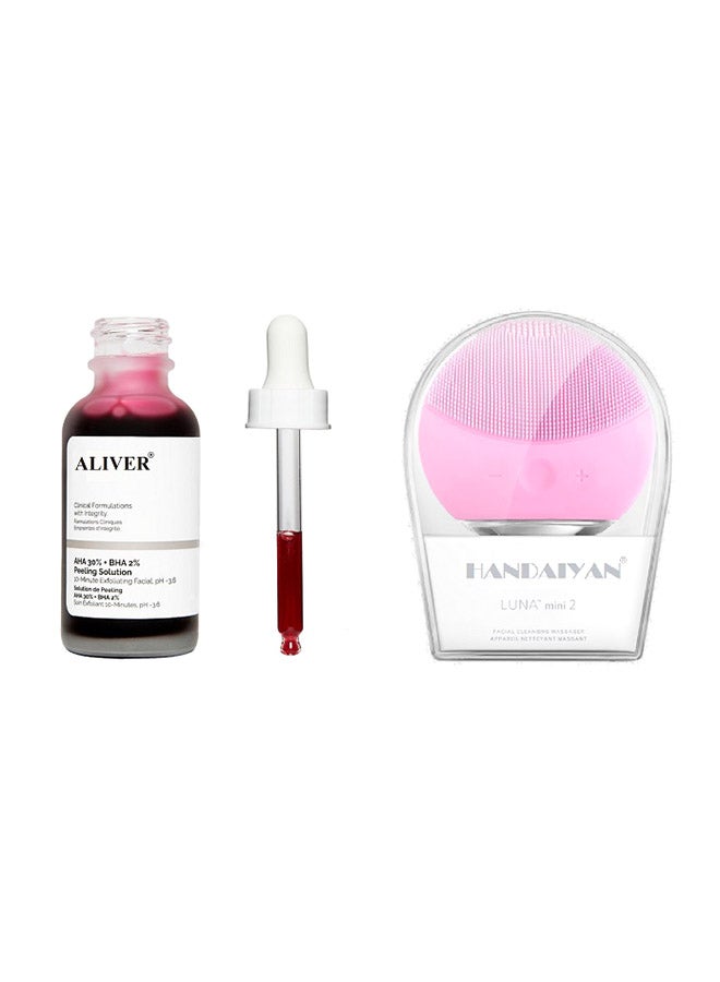 أليفر سيروم محلول التقشير مع السيليكون لتنظيف الوجه باللون الأحمر 30 مل أحمر 30ملليلتر - Image 1