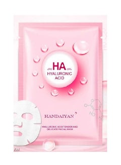 Handaiyan 10-Piece Hyaluronic Acid Tender And Delicate Facial Mask Multicolour 35grams  - Image 2