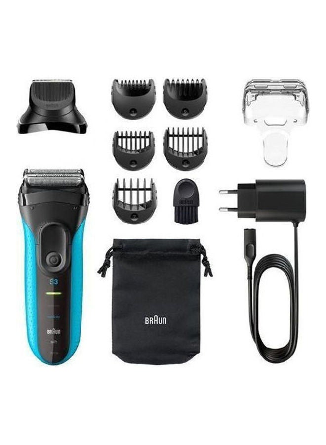 BRAUN - 3010BT 3-In-1 Electric Wet - Dry Shaver Black - Image 1