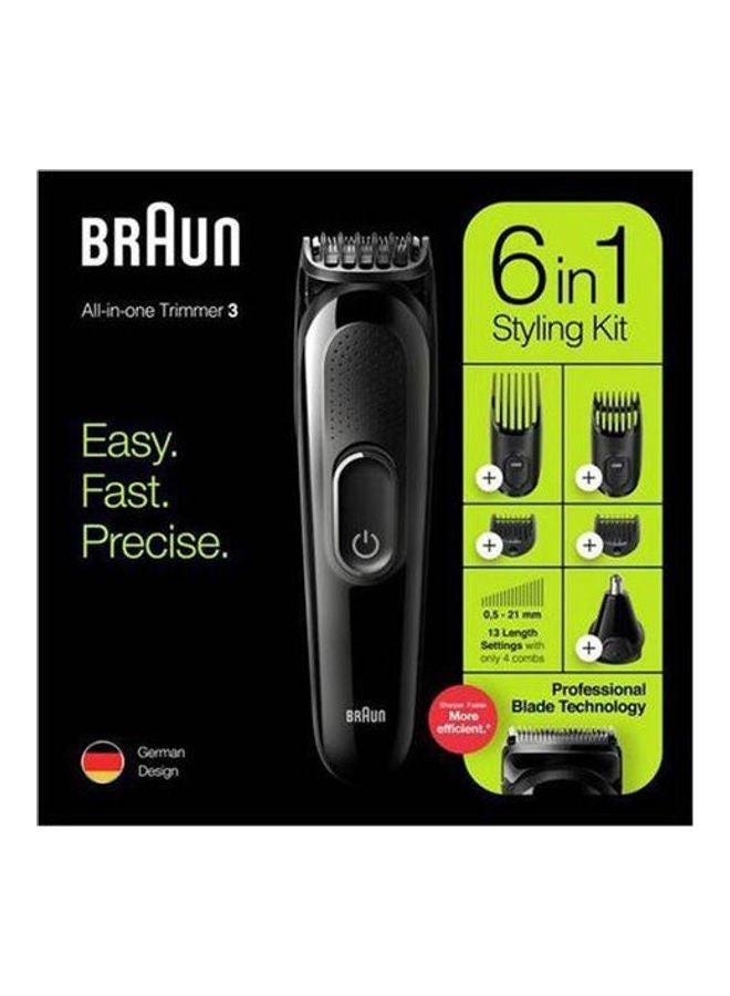 Mgk3220 All-In-One Trimmer 6-In-1 Multi Grooming Kit Black